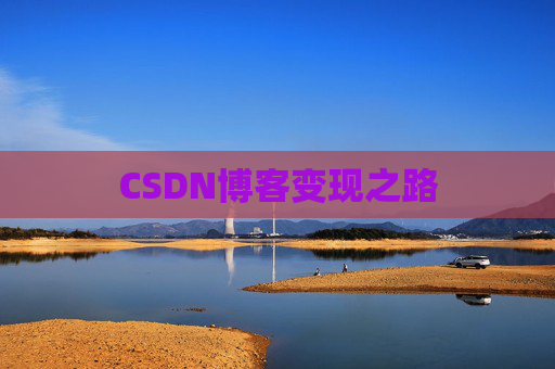 CSDN博客变现之路